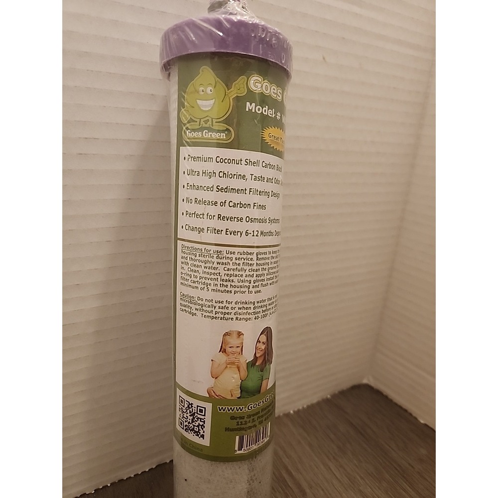 Goes Green WFO-500 KIN-BLOCK Reverse Osmosis Filter‎ Replacement NEW